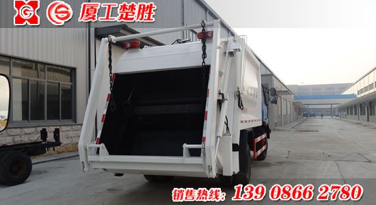 楚胜牌东风153容积12立方米压缩式垃圾车