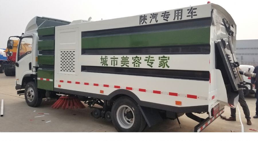 陕汽轩德洗扫车