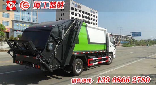 福田欧马可8方压缩垃圾车
