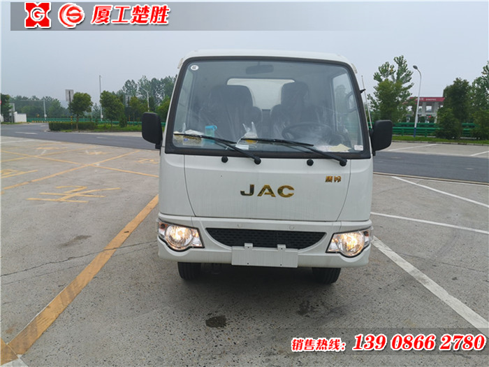 江淮汽油发动机4方自装卸式垃圾车