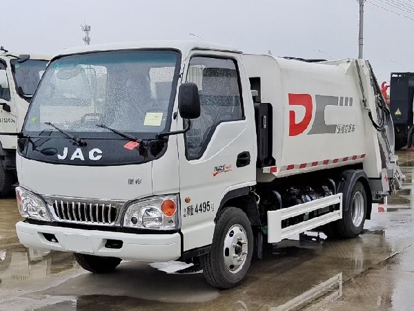 江淮H1蓝牌5方压缩垃圾车